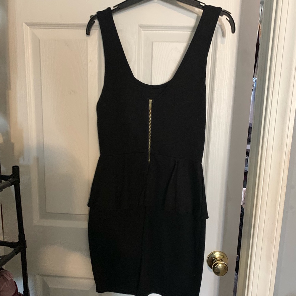 Black Peplum dress